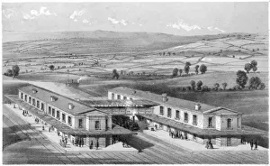 Historical Rail Transport Drucke: Unidentified Station