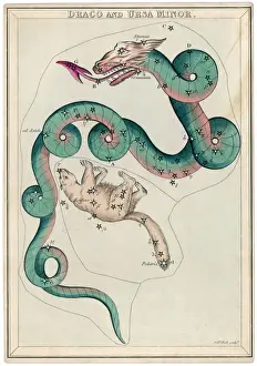 Sternkarten Drucke: Karten des Sterns Ursa Minor