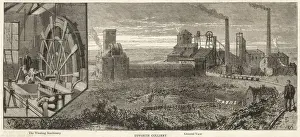 Historical Coal Mining Drucke: Usworth Colliery / 1881