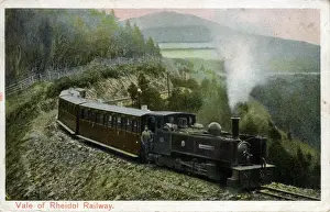 Valle von der Rheidol Eisenbahn in Aberystwyth im Kardigan-Schiffenland