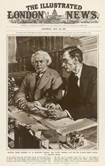 Eamon de Valera und David Lloyd George