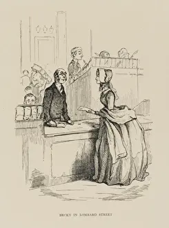 19th Century Illustration Style Drucke: Vanity Fair / Becky