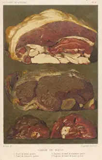 Viele Schnitte Rindfleisch