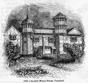 Old English Manor Houses Drucke: Vauxhall Manor