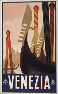 Vintage Travel Posters Online Drucke: Venezia