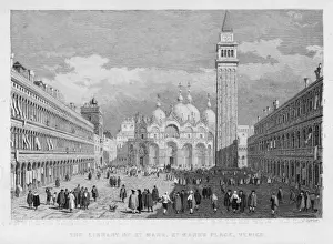 Venice Piazza San Marco Drucke: Venice / St Mark Piazza