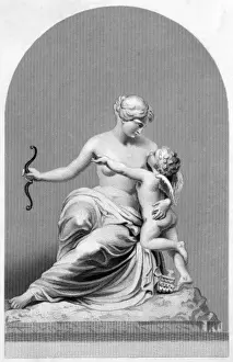 Classical Myth Art Drucke: Venus and Cupid