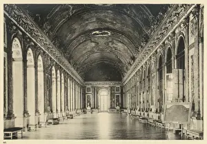 Schloss Drucke: Versailles / Spiegel 1904