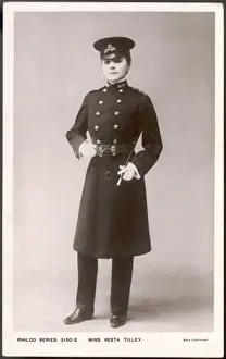 Music Hall Performer Drucke: Vesta Tilley / Uniform