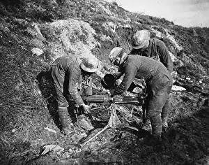World War One Military Equipment Drucke: Vickers Machine Gun