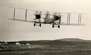 Vintage Aeroplane Transport Drucke: Vickers Vimy, Biplane, 1919