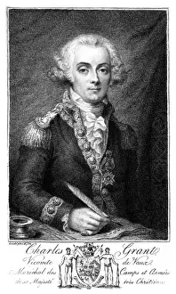 French History Paintings Drucke: Vicomte De Vaux