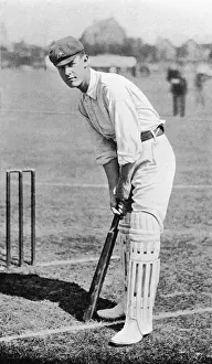 Australian Cricketer Photos Drucke: Victor Trumper. Cricketer