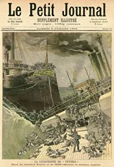 Historical Maritime Disaster Drucke: Victoria / Camperdown 4