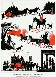 Winterszeitliche Feiertage im Viktorianischen Stil von H.L.Oakley