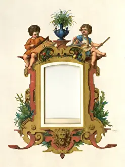 Fruit Still Life Images Drucke: Victorian Photo Album - rectangular frame