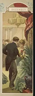 Victorian Era Decor Drucke: View into Ballroom