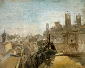 Barcelona City View Drucke: A View of Barcelona