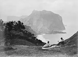 Portugal Coast Drucke: View over a bay