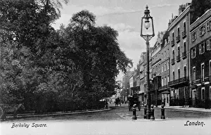 London Street Scenes 1900s Drucke: View of Berkeley Square, London
