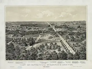 View of centennial buildings & grounds