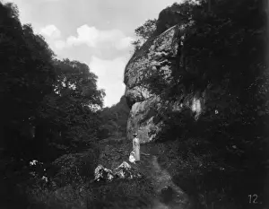 Derbyshire Countryside Drucke: View of Dovedale, Derbyshire