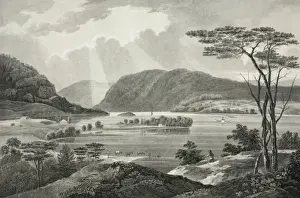 Hudson River Scenery Drucke: View from Fishkill looking to West Point