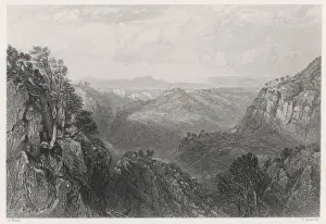 Blue Mountains Panorama Drucke: View from Grose Head