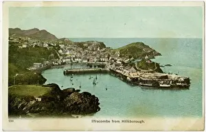 Blick auf Ilfracombe, Devon von Hillsborough