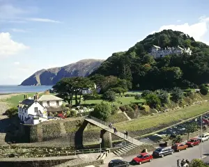 Lynmouth Devon Drucke: View of Lynmouth and Countisbury, Devon