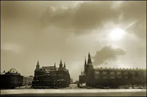 Blick auf die Roten Platz Moskau