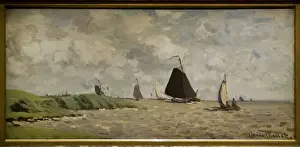 Landschaften Drucke: Blick von Voorzaan von Claude Monet