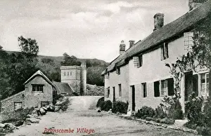 Devon Countryside Drucke: The Village, Branscombe, Devon
