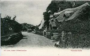 Gerahmter Druck : Die Siedlung, Lee, Devon Gerahmter Druck : Die Siedlung, Lee, Devon
