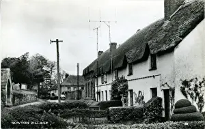 Village Life In Devon Drucke: The Village, Sowton, Devon