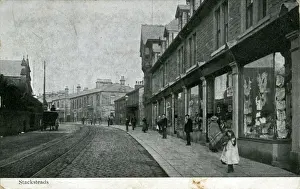 Lancashire History Drucke: The Village, Stacksteads, Lancashire