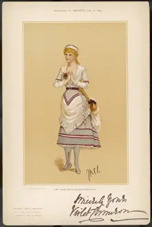 Vintage Theatrical Portraits Drucke: Violet Cameron, Actress