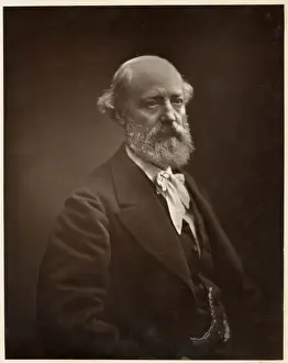 Sepia Toned Portraits Drucke: Viollet-Le-Duc / Nadar