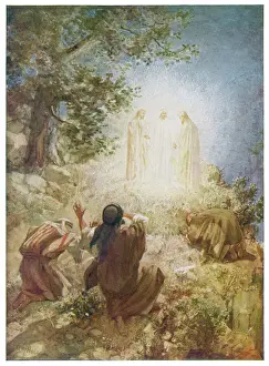 Biblical Figures In Art Drucke: Vision of Jesus