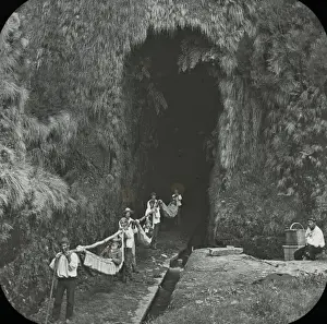 Tunnel Drucke: Besuch auf der Madeira - Der Levedatunnel