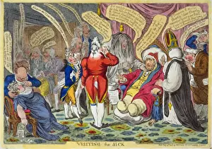 Regency Era Art Prints Drucke: Visiting the sick