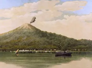 Volcanic Coastline Drucke: Volcanic Coast Scene