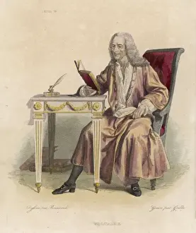 French Philosopher Images Drucke: Voltaire Bouterwek