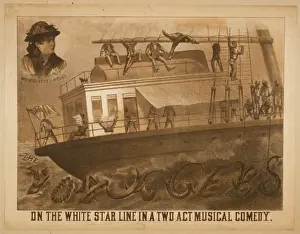 Antique Posters For Sale Drucke: The voyagers