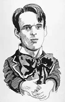 Irish Writer Drucke: W B YEATS