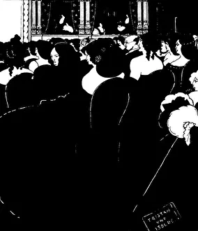 Aubrey Beardsley Prints Drucke: The Wagnerites by Aubrey Beardsley
