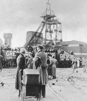Warten auf die Nachrichten der Vermissten, Graswald Kohlebergwerk