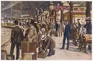York Railway Station Drucke: Waiting at York