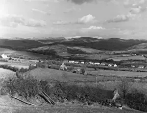 Welsh Landscape Drucke: Wales / Commins Coch