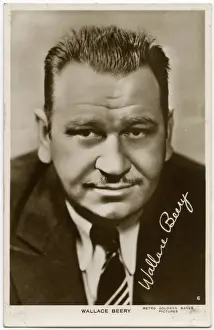 Classic American Cinema Stars Drucke: Wallace Beery